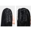 HSPJHTM Ponytail Extension,Black Hair Extensions 24" Claw Clip Ponytail Extension for Women Curly Hair Piece Synthetic Wavy Pony Tail Wig Halloween Fluffy