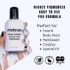 Mehron Makeup Liquid Makeup | Face Paint and Body Paint Perfect for Halloween, Cosplay I Air Brush Compatible Body Paint 4.5 oz (133 ml) (MOONLIGHT WHITE)