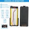 BAOFENG BL-5 3800mAh Extended Battery Walkie Talkie UV-5R BF-8HP UV-5RX3 RD-5R UV-5RTP UV-5R MK2 MK3X MK5 Plus Series Two Way Radios (UV-5R 3800+USB Charging Cable)