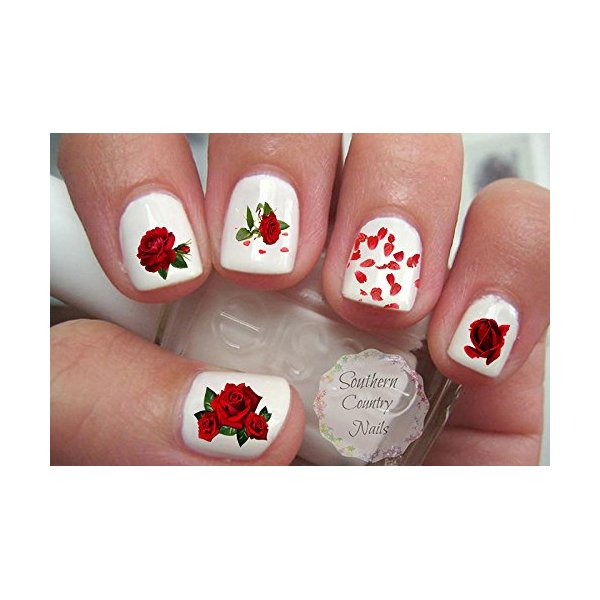 Roses Nail Art Decals