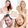 Patelai 3 Pcs Wide Tooth Wooden Comb, Wood Hair Combs, Anti-static Hair Detangler Wooden Comb, No Handle Styling Shampoo Comb for Curly Wavy Long Hair