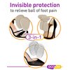 DOOXAS Ball of Foot Cushions for High Heels Shoes Metatarsal Pads for Women – Soft Gel Shoe Inserts Relieve Foot Pain – an Innovative Insoles Shape Design Adhesive Comfort (3in1-SET)