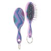 Wet Brush-Pro Keychain Hair Brush, Limited Edition Fantastic Voyage, 1 Count (Pack of 2), Galaxy Stone