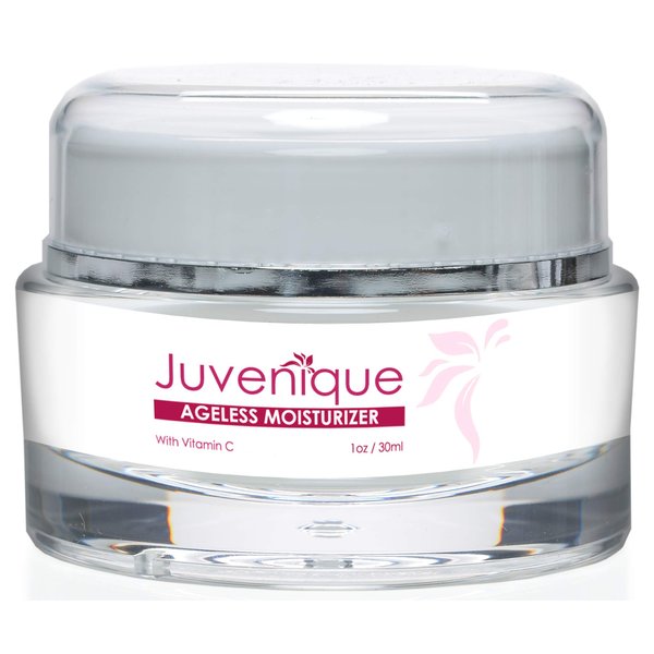 Juvenique Ageless Moisturizer-Ageless Moisturizer - Helps to Support Facial Hydration - With Aloe and Vitamin C 1oz
