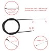New Olym Universal 100" Throttle Cable for 269 Rotary Go Kart Mini Bike Throttle Cable
