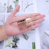 Iaceble Boho Bar Hair Comb Barrette Minimalist Gold Hair Comb Geometry Hair Clip Comb Metal Hair Piece Accessories for Women and Girl Headdress