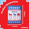 PUPROAR Pawsidential Ballot Dog Toy - Political Plush Squeak Chew Toy for Dogs with Crinkle Paper - Funny Crinkle Dog Toy for Endless Election Season & 4th of July Fun