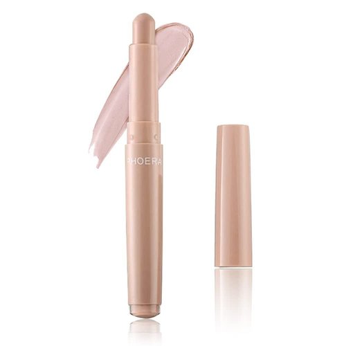 Go Ho Matte Eyeshadow Stick,Eyeshadow Pencil Crayon Brightener Stick, Waterproof Cream Eyeshadow Pen Smooth Easy To Color, 103# Putty
