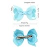 40PCS 3Inch Hair Bows for Girls Grosgrain Ribbon Toddler Hair Accessories with Alligator Clips for Toddlers Baby Girls Kids Teens in Pairs