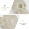 PRETYZOOM 150PCS Mini Plastic Skull Heads Miniature Skulls Halloween Decorations Realistic Skeleton Skulls for Halloween Trick Toy Accessories (0.8"x0.5")