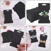 CEE 150 Pcs Hair Clip Display Cards with Self-Seal Bags, Paper Cardboard Holders for Hair Bows, Barrettes, and Accessories Organizing