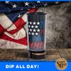 Star Spangled Hammered Spit Bud Portable Spittoon with Can Opener: The Ultimate Spill-Proof Spitter by Spitbud