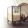 PuTwo Makeup Organizer Vintage Make up Brush Holder with Free White Pearls - Small