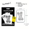 INKARTLINK Semi Permanent Tattoos, 3 Sheets of Small Temporary Tattoos, Adult Art Designs, Party Favors, Waterproof, Realistic, No Adhesive, No Reflective, Lasts 1-2 Weeks (Band-Aid)