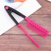 Vctitil Hair Straightener Comb DIY Fashion V Type Salon Hairdressing Washable Hair Styling Comb