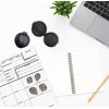 Compact Ink Pad for Fingerprints - Set of 1, Black - Easy-to-Store and Easy-to-Wash Thumbprint Ink Pad for Notaries, Schools, Police, and Crafts