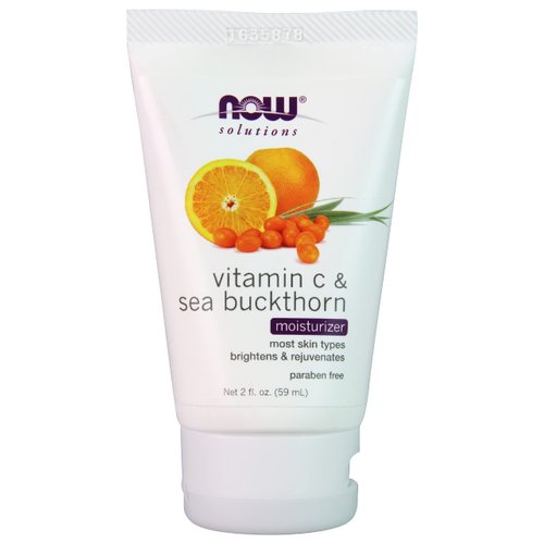 Now Foods, Solutions, Vitamin C & Sea Buckthorn Moisturizer, 2 fl oz (59 ml)