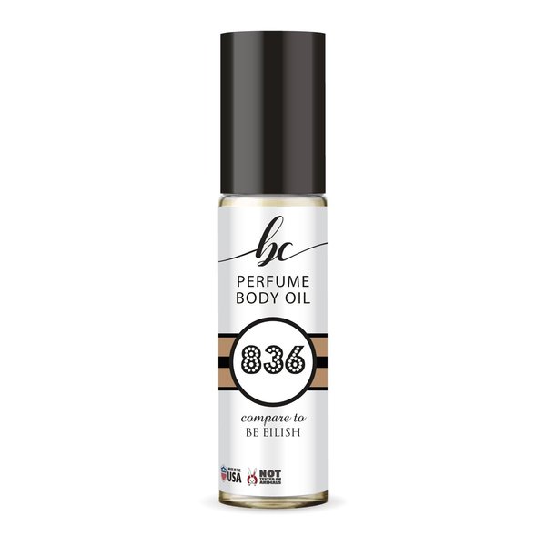BIOCURA BC Perfume 836 Inspired by Be Eilish For Women Fragrance Body Oil Roll-On 0.3 Fl Oz/10ml