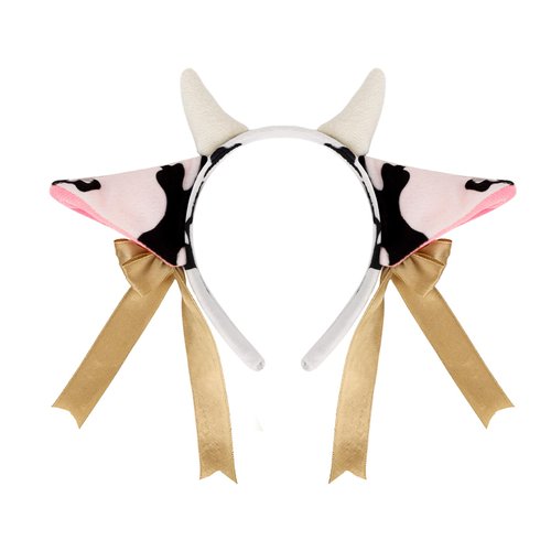 Cow Ears Headband, Animals Ears Headband, Cow Costume Headband