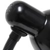 Simple Designs LD1003-BLK Basic Metal Desk Lamp with Flexible Hose Neck for Office, Living Room, Bedroom, College Dorm, Bookshelf, Black