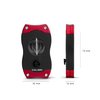 Colibri Premium V-Cut Cigar Cutter - Ergonomic Stainless Steel Spring-Loaded Blade, Ideal for up to 60+ Ring Gauge - Gift for Cigar Enthusiasts (Red)