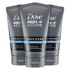 DOVE MEN + CARE Face Wash Hydrate Plus Skin Care, 5 Oz, (Pack of 3)