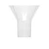 Powder Funnel, 6" (150mm) Diameter - Polypropylene Plastic - Parallel Stem - Resistant to Acids & Alkalis - Great for Laboratory, Classroom or Home Use - Eisco Labs
