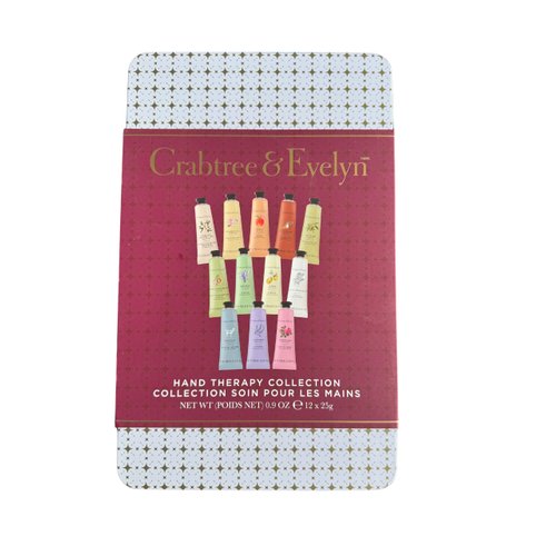 Crabtree & Evelyn This is a 12-piece gift set of hand creams from the brand