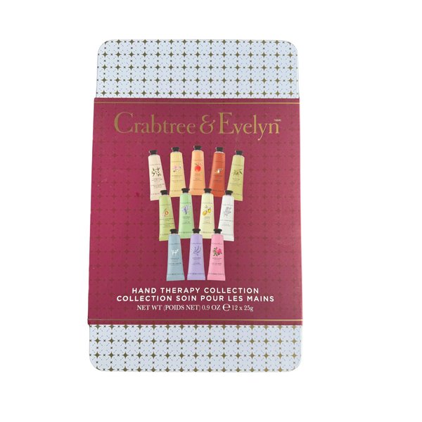 Crabtree & Evelyn This is a 12-piece gift set of hand creams from the brand