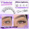 Wispy Lash Clusters Invisible Band Natural Lash Extensions Waterproof 8-16mm Cluster Eyelash Extension D Curl DIY Individual Cluster Lashes by ALICE