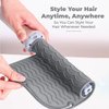 BEZAZZLED Silicone Hair Tool Holder & Heat Mat - Heat Resistant Mat for Hair Tools, Flat Iron, Curling Iron, Anti Heat Pad for Hair Straighteners - Professional Soft Rubber Pad & Flat Iron Cover