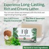 "Coco Fiji Soap Bar for Face and Body Infused With Organic Coconut Oil, Tea Tree Spearmint Essential Oil, Natural Soap for Moisturizing & Pore Purifying Skin, 7 oz, Pack Of 3 "