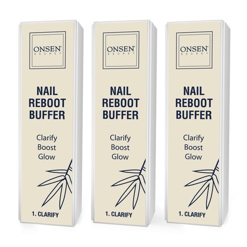 Professional Nail Buffer | Made in USA | Ultimate Shine Nail Buffing Block with 3 Way Buffing Methods, Smooth & Shine After Nail File, Purse Size Manicure Tools for Optimum Nail Care - 3 Pack By Onsen