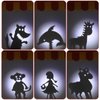 TOYANDONA DIY Puppet Show Craft Sets for Kids Puzzle 1 Set Mini Shadow Puppet Theater Shadow Puppets Puppet Theatre for Kids Puppets for Kids Plaything DIY