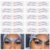 Permanent Makeup Eyebrow Auxiliary Stickers,Airbrush Brow Stickers Stencils Shape Tape,Brow Shaping Mapping Guide Tool, Disposable Adhesive Eyebrow Template Sticker