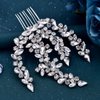 DIMNIE Wedding Hair Comb Rhinestone Bridal Headpiece Sparkling Wedding Hair Accessories for Women and Girls