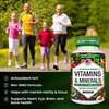 Amate Life Multivitamins/Minerals Capsules with Zinc and Premium 42 Fruits and Veggies Blend for Immune Support Daily Multivitamin Capsule Antioxidant Supplement for Immunity System 60 Capsules