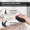 Tricentric Hair Scalp Massager Hair Growth - Soft Scalp Scrubber Hair Massager for Hair Growth Curly & Straight Hairs, Use Head Scrubber for Washing Hair Wet & Dry - Shampoo Massager & Hair Scrubber