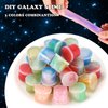 Galaxy Slime Party Favors, Mini Slime 30 Pack, Stretchy, Non-Sticky, Non-Mess Party Favor Slime for Girls and Boys Christmas Stocking Stuffers - Valentine Kids Slime, Classroom Reward