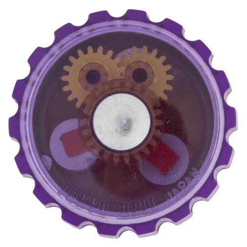 Mirrycle Incredibell Jellibell Bicycle Bell (Purple), Fits 21.0 to 22.5 mm