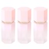 3 Pcs 7ml Liquid Blush Bottles Pink Plastic Lip Glaze Tubes Empty Refillable Lip Balm Vials Makeup Liquid Lipstick Containers for DIY Cosmetic Makeup Liquid Blush Samples