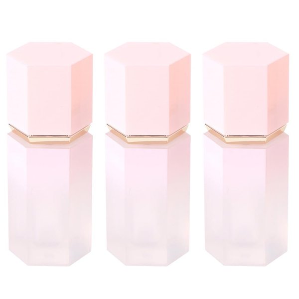 3 Pcs 7ml Liquid Blush Bottles Pink Plastic Lip Glaze Tubes Empty Refillable Lip Balm Vials Makeup Liquid Lipstick Containers for DIY Cosmetic Makeup Liquid Blush Samples