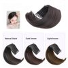TUPANDY Hair Bun Invisible False Hair Clip Hair Base Bump It Up Volume Fluffy Hair Pad Styling Insert Tool Increased Hair Pad Fluffy Hair Styling Accessories for Women Lady Girls (Brown Black)