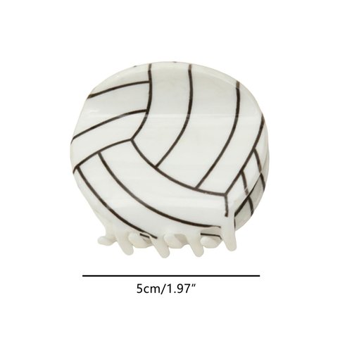 Funny Valleyball Hair Clip,Acetate Claw Clips,Hair Clips for Women