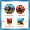 60 PCS Monster Trucks Birthday Decoration Monster Trucks Party Supplies Monster Trucks Party Plates and Napkins Monster Trucks Tablecloth Monster Trucks Birthday Banner