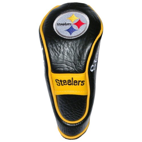 Team Golf NFL Pittsburgh Steelers Hybrid Head Cover Hybrid Golf Club Headcover, Hook-and-Loop Closure, Velour lined for Extra Club Protection
