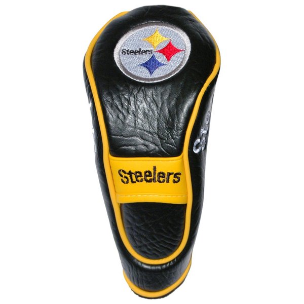 Team Golf NFL Pittsburgh Steelers Hybrid Head Cover Hybrid Golf Club Headcover, Hook-and-Loop Closure, Velour lined for Extra Club Protection