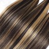 Highlight Human Hair Bundles P1B27 Straight Bundles Human Hair Blonde Straight Bundles 22 24 26 Inch Brazilian Virgin Remy Hair Extensions Two Tone Black Mixed Blonde Bundles Hair Weave