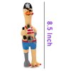 DAJOOEE 2 Pack Screaming Rubber Chicken Dog Squeaky Toy, Latex Chew Molar Dog Toy (Pirate)
