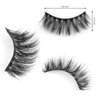 3D False Eyelashes, 3D Faux Mink Fake Eyelashes Handmade Dramatic Thick Crossed Cluster False Eyelashes Black Nature Fluffy Long Soft Reusable,Style 1 (5 Pairs)